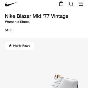 Nike Blazer Mid '77 Vintage (Women’s 9)